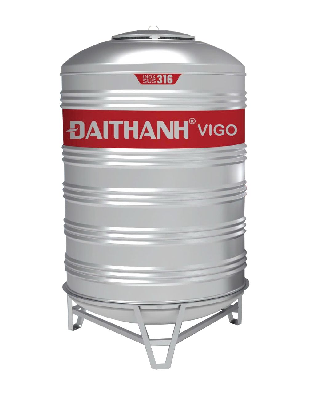 BỒN INOX 316 ĐẠI THÀNH 1.000L ĐỨNG